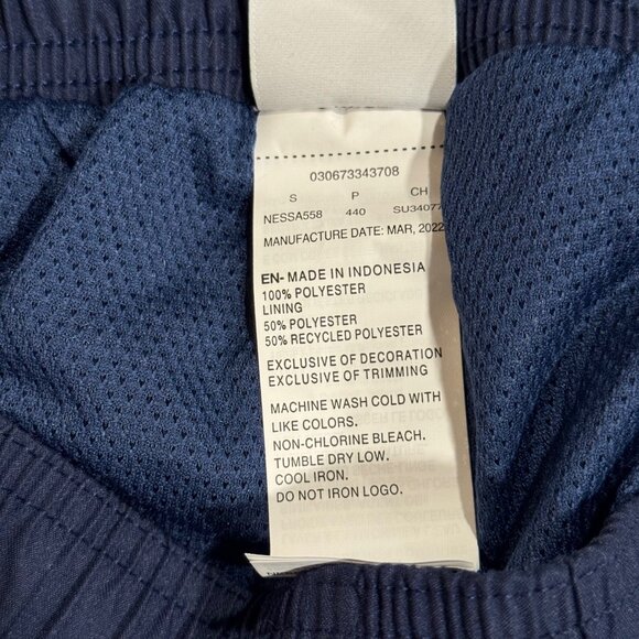 NWT Nike Men's Navy Swim Trunks - Picture 8 of 12